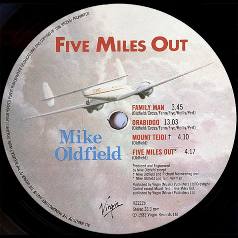 Mike Oldfield - Five Miles Out (1982) [1LP]
