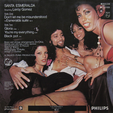 Santa Esmeralda Starring Leroy Gomez - Don't Let Me Be Misunderstood (1977) [1LP]