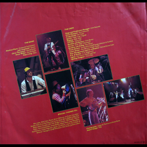 Manfred Mann's Earth Band - Budapest (Live) (1983) [1LP]
