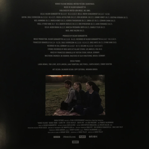 Hildur Guðnadóttir - Women Talking (Original Motion Picture Soundtrack) (2023) [12"]