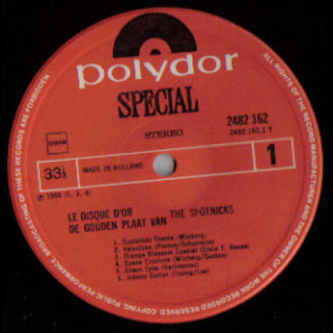 Spotnicks, The - Le Disque D'Or (1970) [1LP]