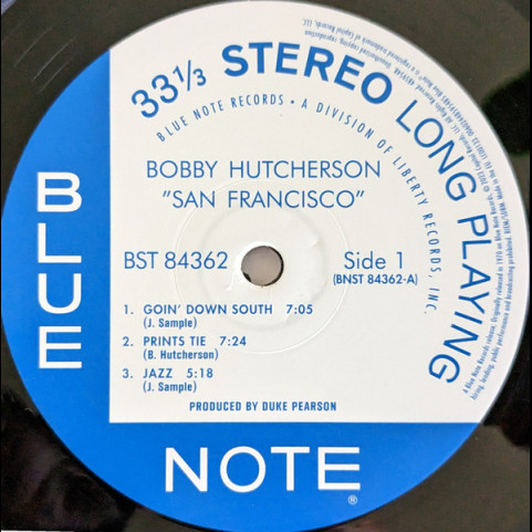 Bobby Hutcherson Featuring Harold Land - San Francisco (2023) [1LP] 180g