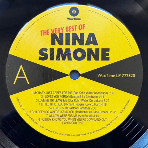 Nina Simone - The Very Best Of Nina Simone (2023) [1LP]