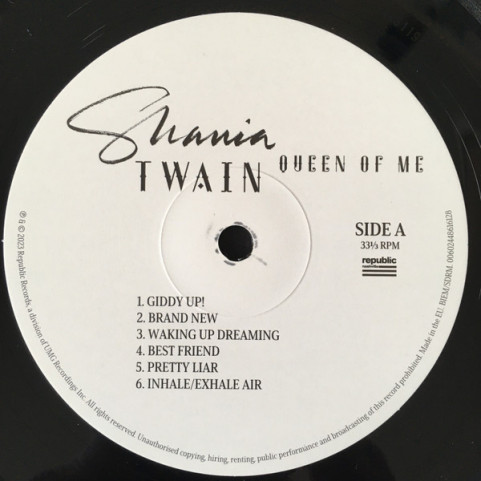 Shania Twain - Queen Of Me (2023) [1LP]