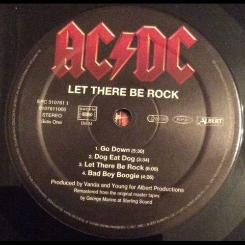 AC/DC - Let There Be Rock (2003) [1LP] 180g