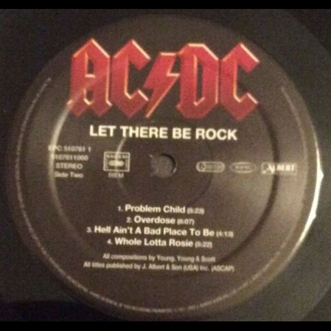 AC/DC - Let There Be Rock (2003) [1LP] 180g