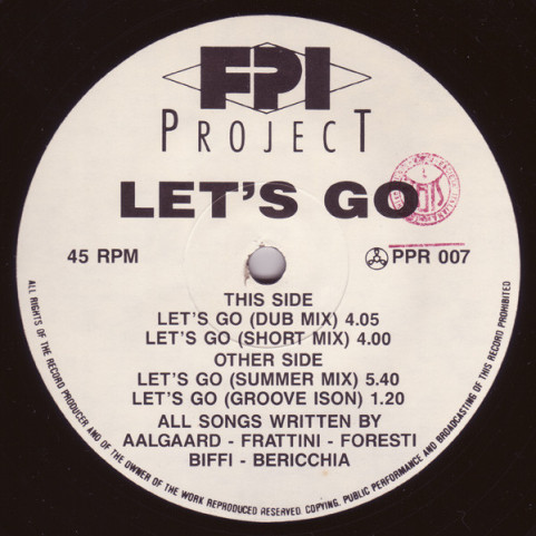 FPI Project - Let's Go (1991) [12"]
