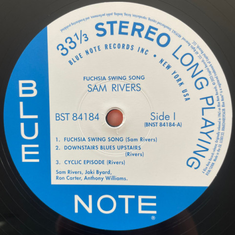 Sam Rivers - Fuchsia Swing Song (2023) [1LP] 180g