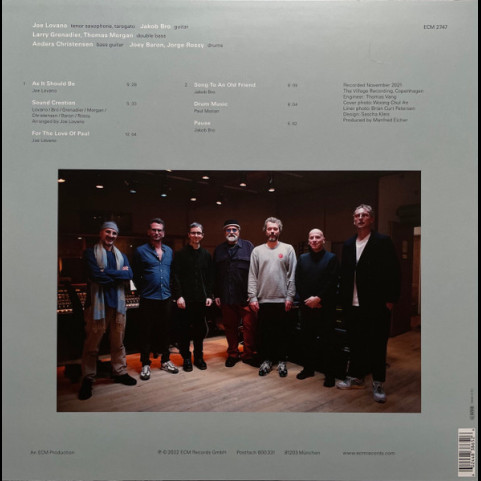 Jakob Bro / Joe Lovano - Once Around The Room (A Tribute To Paul Motian) (2022) [1LP]