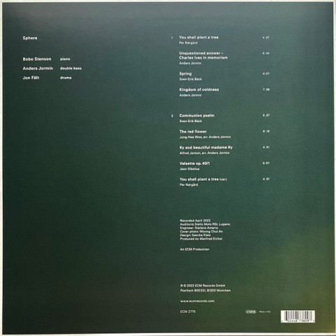 Bobo Stenson Trio - Sphere (2023) [1LP]