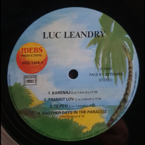 Luc Léandry - Luc Léandry (1993) [1LP]