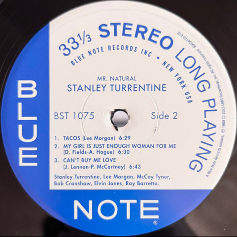 Stanley Turrentine - Mr. Natural (2023) [1LP] 180g