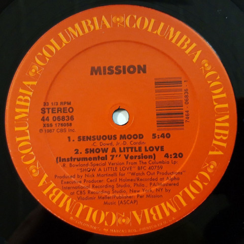 Mission (2) - Show A Little Love (1987) [12"]