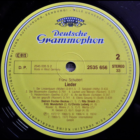 Franz Schubert - Gundula Janowitz • Christa Ludwig • Rita Streich • Dietrich Fischer-Dieskau • Peter Schreier Und Fritz Wunderlich - Leise Flehen Meine Lieder (1980) [1LP]