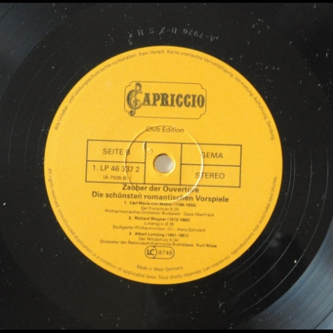 Various - Zauber Der Ouvertüre (1983) Various - Zauber Der Ouvertüre (1983)