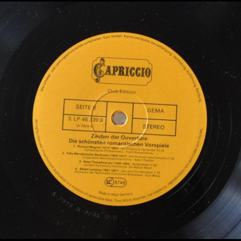 Various - Zauber Der Ouvertüre (1983) Various - Zauber Der Ouvertüre (1983)