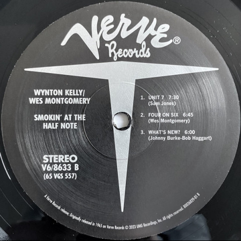 Wynton Kelly Trio / Wes Montgomery - Smokin' At The Half Note (2023) [1LP] 180g