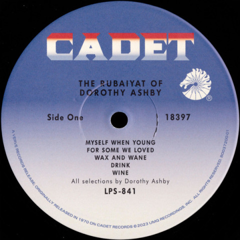 Dorothy Ashby - The Rubaiyat Of Dorothy Ashby (2023) [1LP] 180g