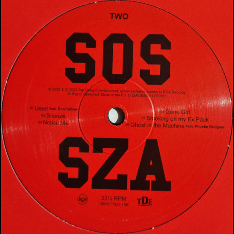 SZA (2) - SOS (2023) [2LP]