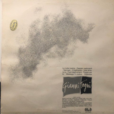 Gianni Togni - Bersaglio Mobile (1988) [1LP]