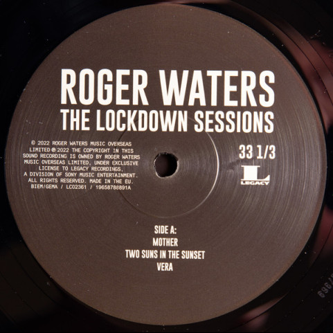 Roger Waters - The Lockdown Sessions (2023) [1LP]