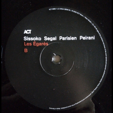 Ballaké Sissoko, Vincent Segal, Emile Parisien, Vincent Peirani - Les Égarés  (2023) [1LP]
