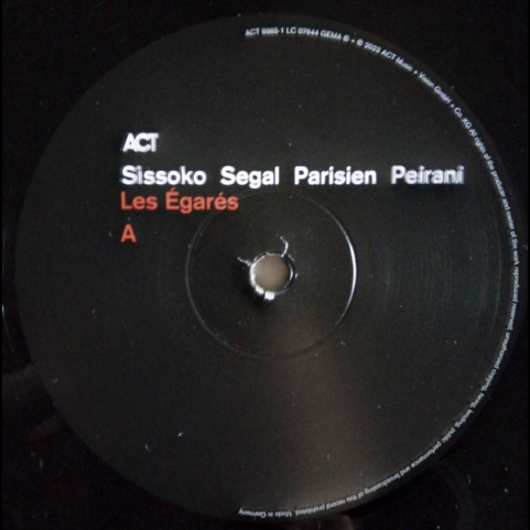 Ballaké Sissoko, Vincent Segal, Emile Parisien, Vincent Peirani - Les Égarés  (2023) [1LP]