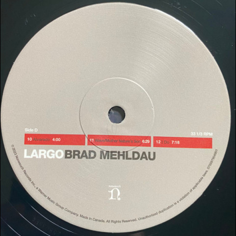 Brad Mehldau - Largo (2023) [2LP]