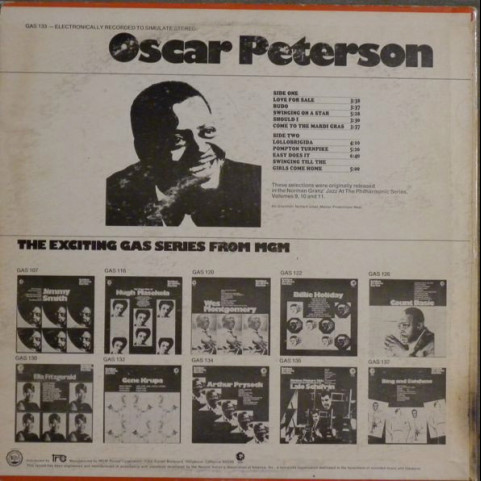 Oscar Peterson - Oscar Peterson (1970) [1LP]