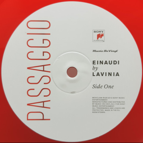 Ludovico Einaudi By Lavinia Meijer - Passaggio (2023) [1LP] 180g