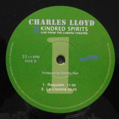 Charles Lloyd - 8: Kindred Spirits Live From The Lobero Theater (2020) [2LP]