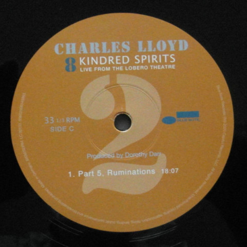 Charles Lloyd - 8: Kindred Spirits Live From The Lobero Theater (2020) [2LP]