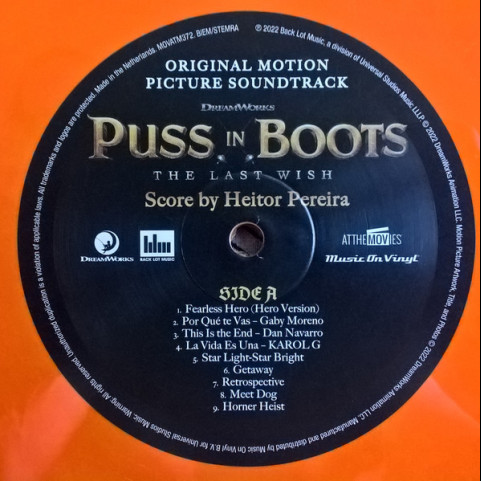Heitor Pereira - Puss In Boots: The Last Wish (Original Motion Picture Soundtrack) (2023) [1LP] 180g