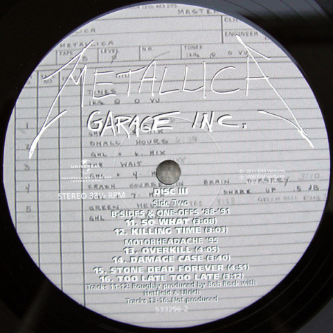 Metallica - Garage Inc. (2011) [3LP]