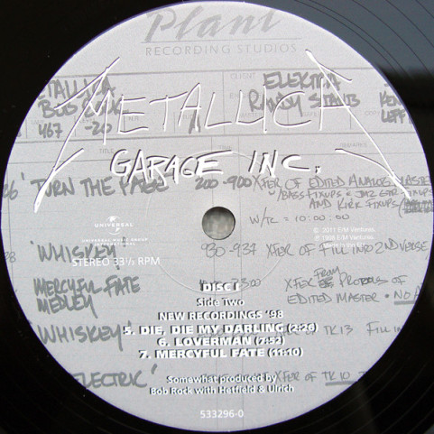 Metallica - Garage Inc. (2011) [3LP]