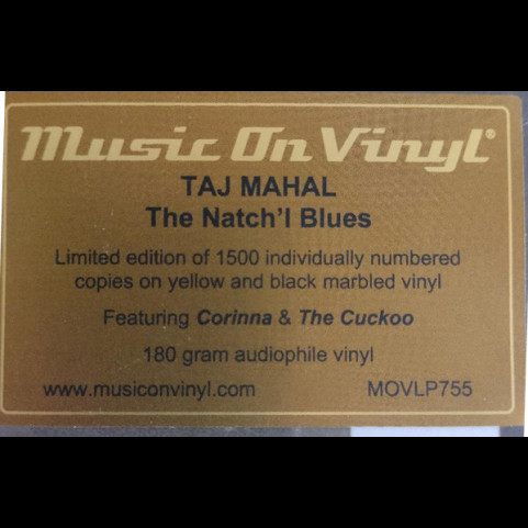 Taj Mahal - The Natch'l Blues (2023) [1LP] 180g