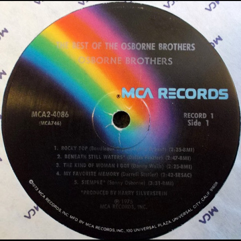 Osborne Brothers, The - The Best Of The Osborne Brothers (1975) [2LP]