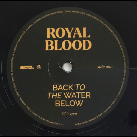 Royal Blood (6) - Back To The Water Below (2023) [1LP]