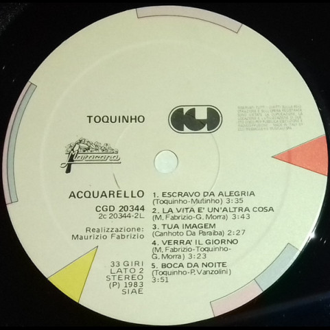 Toquinho - Acquarello (1983) [1LP]