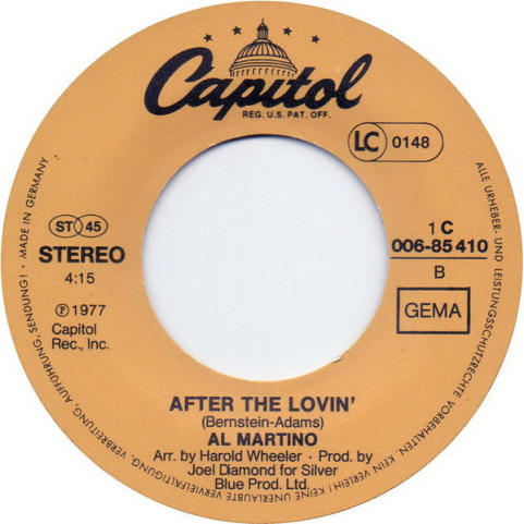 Al Martino - The Next Hundred Years (1977) [7"]