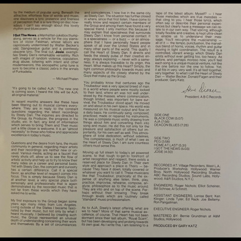 Steely Dan - Aja (2023) [1LP] 180g