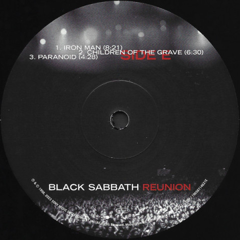Black Sabbath - Reunion (2023) [3LP]
