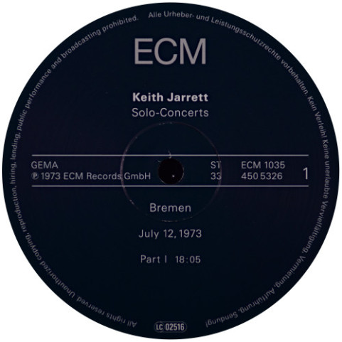 Keith Jarrett - Solo Concerts: Bremen / Lausanne (2023) [3LP]