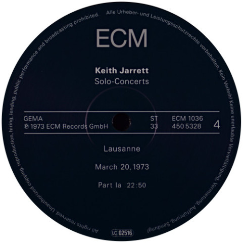 Keith Jarrett - Solo Concerts: Bremen / Lausanne (2023) [3LP]