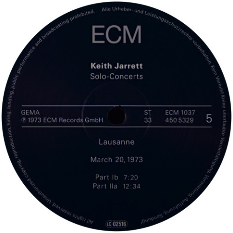Keith Jarrett - Solo Concerts: Bremen / Lausanne (2023) [3LP]