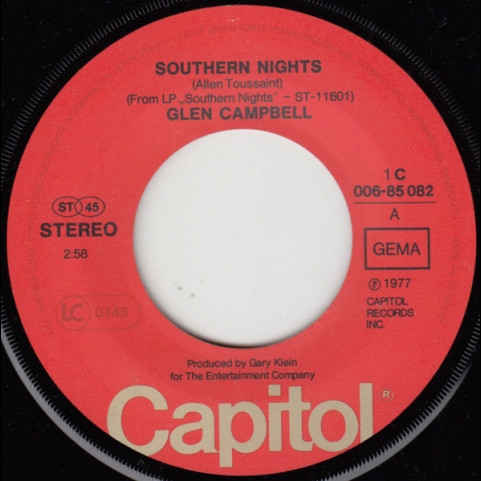 Glen Campbell - Southern Nights (1977) [7"]