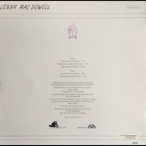Lenny Mac Dowell - The Farthest Shore (1986) [1LP]