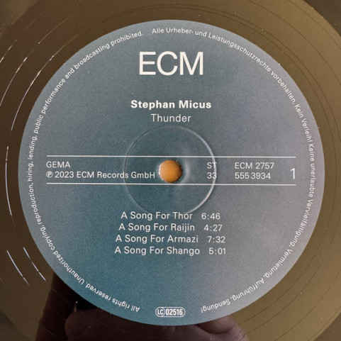 Stephan Micus - Thunder (2023) [1LP]