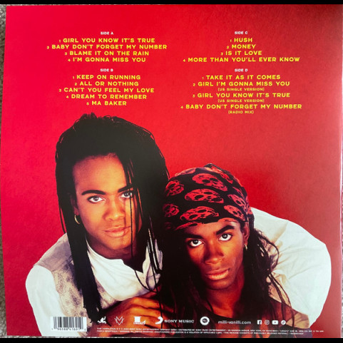 Milli Vanilli - The Best Of Milli Vanilli (35th Anniversary) (2023) [2LP]