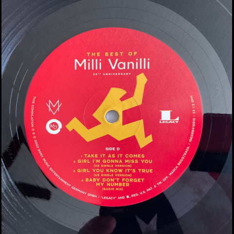 Milli Vanilli - The Best Of Milli Vanilli (35th Anniversary) (2023) [2LP]